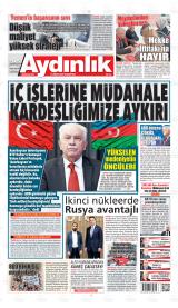 Aydınlık birinci sayfa