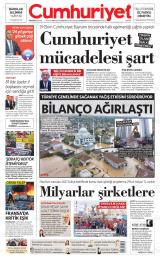 Cumhuriyet birinci sayfa