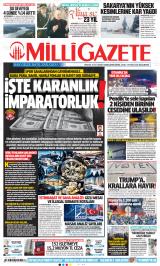 Milli Gazete birinci sayfa