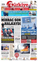 Türkiye birinci sayfa